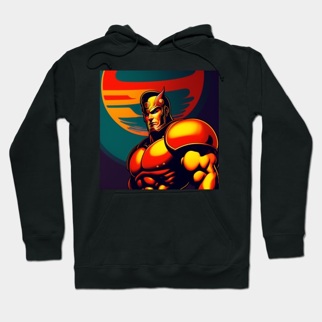 Spartan Strong MSU Vintage | Spartan Strong Comic Book Style,Warrior Hoodie by Zachariya420